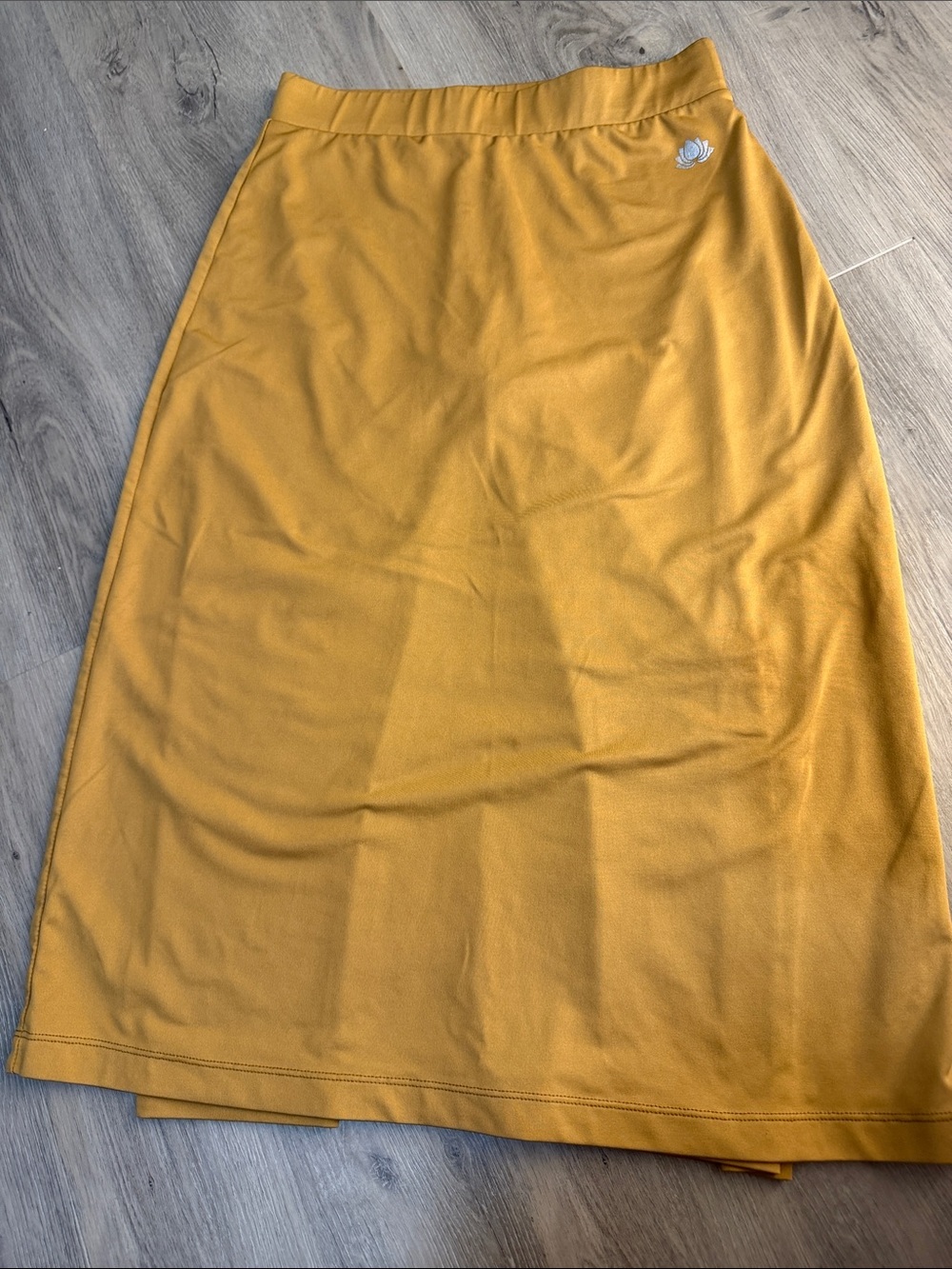 Snoga Mustard Yellow Women’s A-Line Skirt